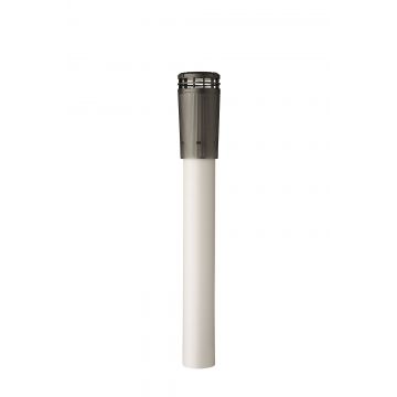 Ubbink Solovent 5r - Ø125 - L 1094mm - Zwart
