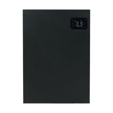 Vooraanzicht van de Eurom Alutherm Sani 800 Wifi - zwart