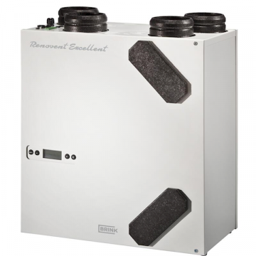Brink Renovent Excellent 180 WTW 4/0b rechts 180m³/h