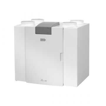 Vooraanzicht van de Brink Flair 300 WTW 4/0b links - 300m³/h