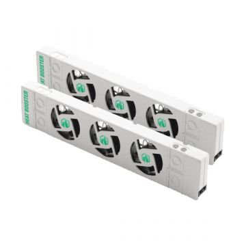 Heatbooster radiatorventilator - double