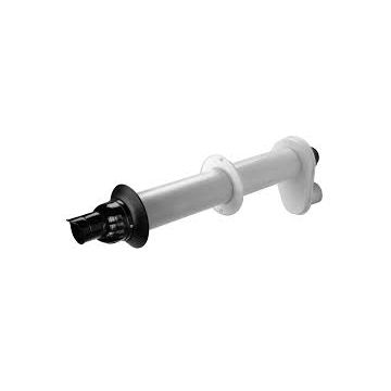 Ubbink Rolux HR PP muurdoorvoer Ø60/100mm inclusief broekstuk Ø80/80mm
