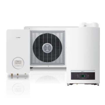 Nefit Bosch Compress 3400i 4kW warmtepomp met Nefit ProLine NxT HRC24 CW4