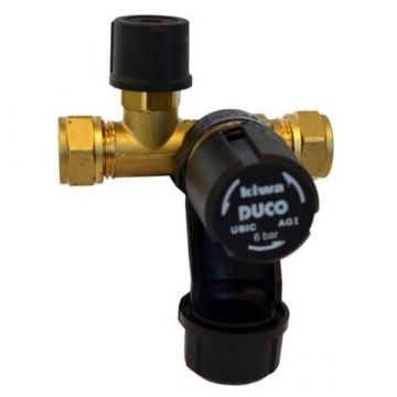Pentec Duco inlaatcombinatie 6 bar - 15mm knel