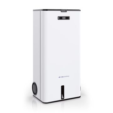 Vooraanzicht van de Itho Daalderop HRU 300 WTW-unit - Met elektrische voorverwarmer