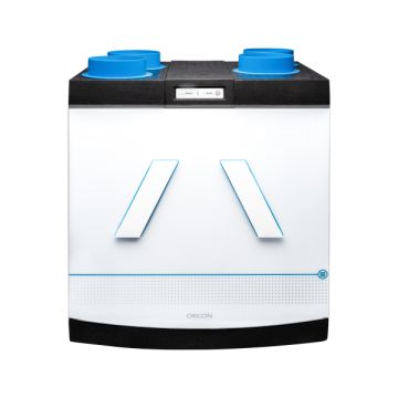 Voorkant van de Orcon HRC-500 WTW unit
