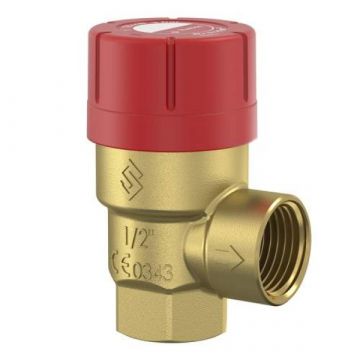 Flamco Prescor overstortventiel - 3/4'' 2x binnendraad