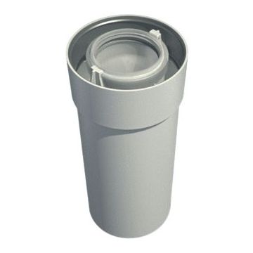 Ubbink UbiFit verlengbuis ø60/100mm - 250 mm - PPtl/KS