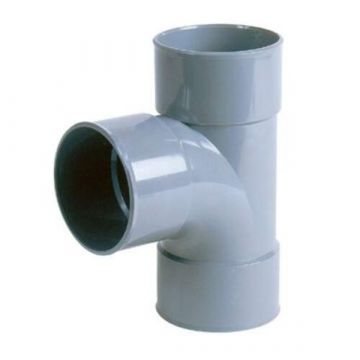 PVC T-stuk 40mm - hoek 90°