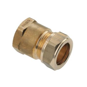 Knel schroefbus 3/4" binnen x 15mm