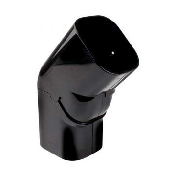 Airco leidinggoot zwart bocht