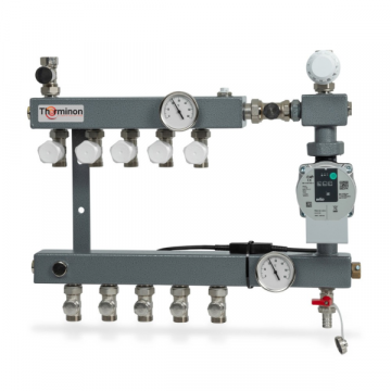 Therminon Vloerverwarming LTV verdeler 5 groeps