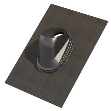 Ubbink Ubiflex dakdoorvoerpan universeel Ø166 25-45° - zwart