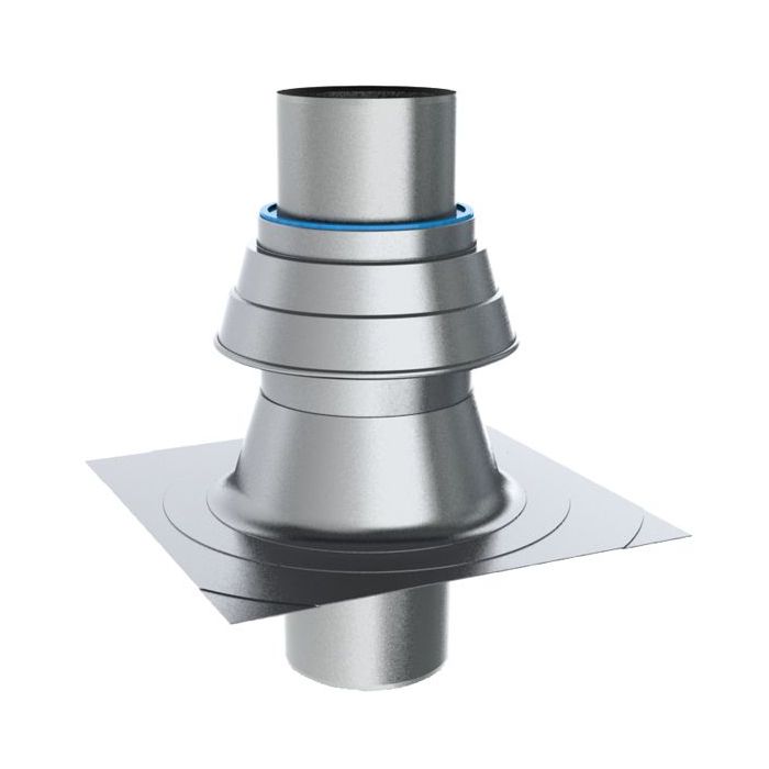 Burgerhout Pp Schoorsteenkap + Beluchting 130 + Rvs