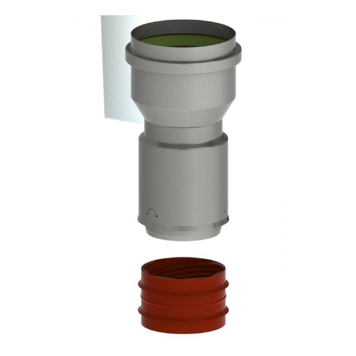 Burgerhout Koppelst Rvs 60-80 Flex-mof