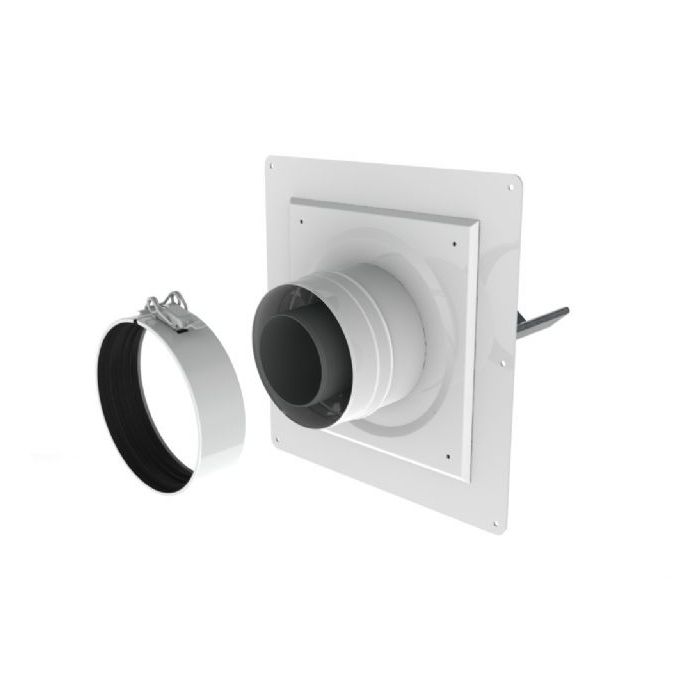 Burgerhout Flex Schachtaans 90°+onderst 80/125