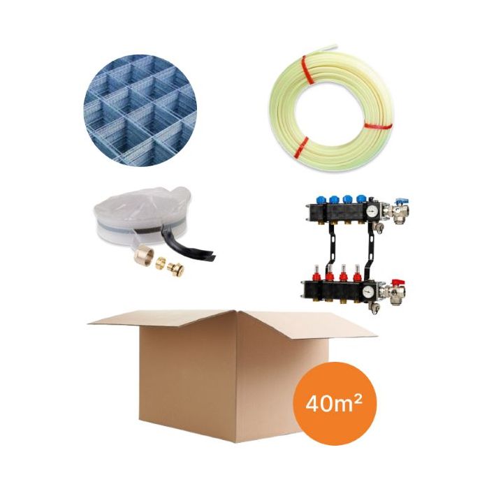 Inhoud vloerverwarmingspakket