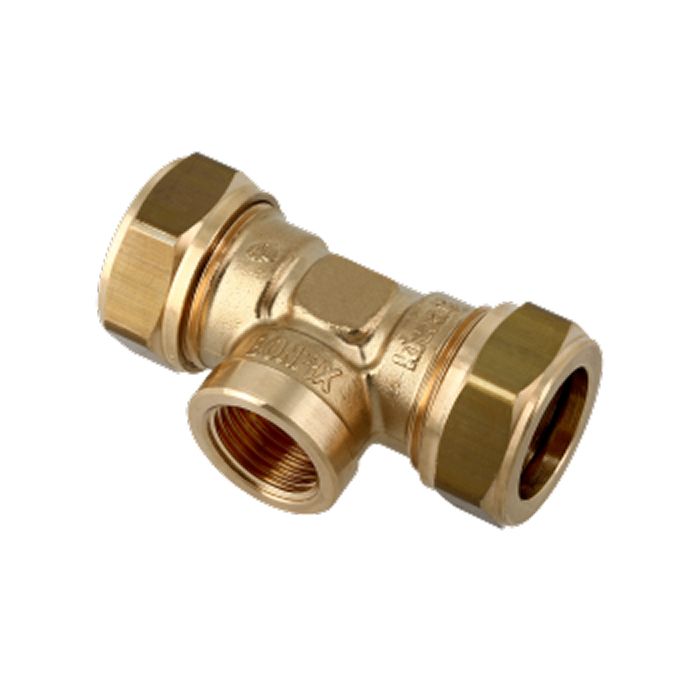 Messing t-stuk van het merk Bonfix
