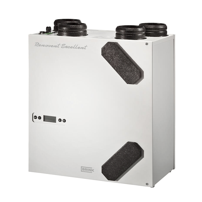 Brink Renovent Excellent 180 WTW 4/0b links 180m³/h