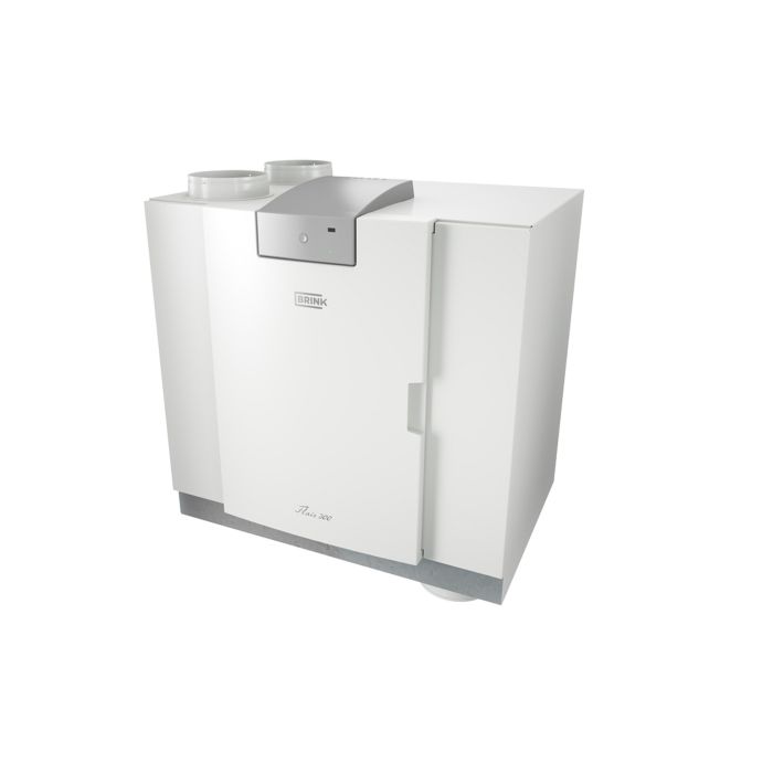 Vooraanzicht van de Brink Flair 300 WTW 2b/2o rechts - 300m³/h