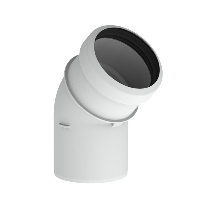 SAFE-PP BOCHT PP 80 45° WIT - 400453990
