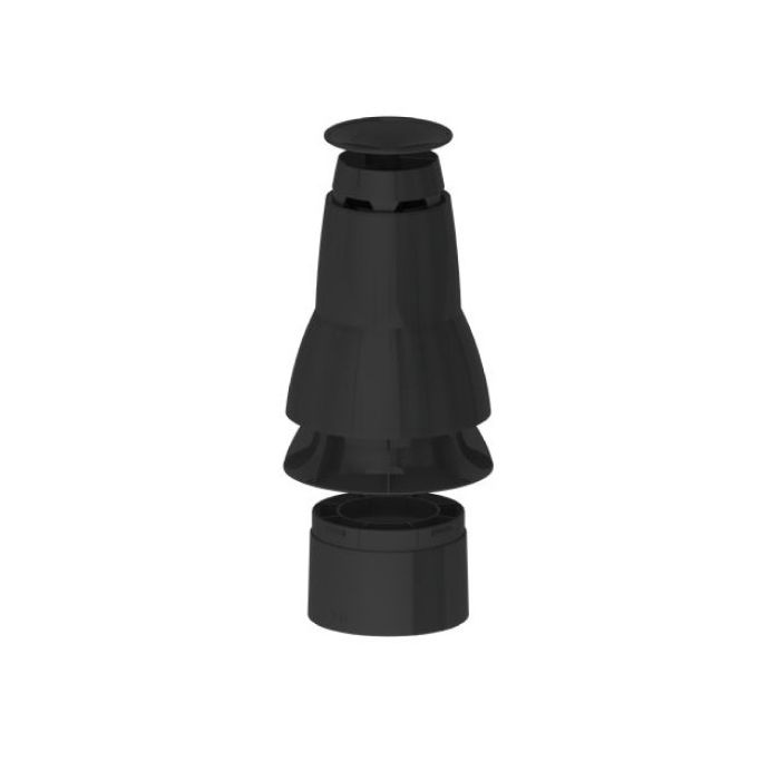 Burgerhout Flex/MultiFlex uitmondingsset voor Skyline - 80mm