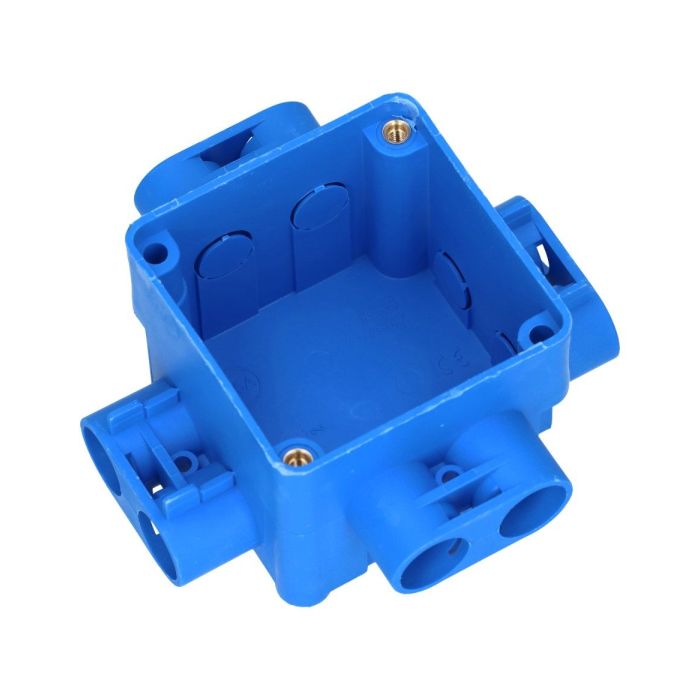 ABB centraaldoos vierkant zij invoer 55mm diep