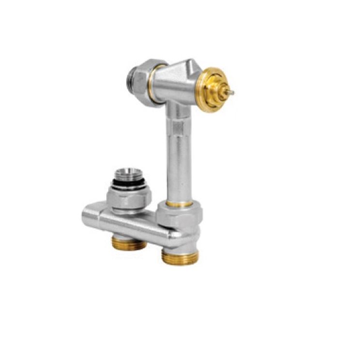 Jaga Crossflow ventiel - hoh=50mm 180° euroconus