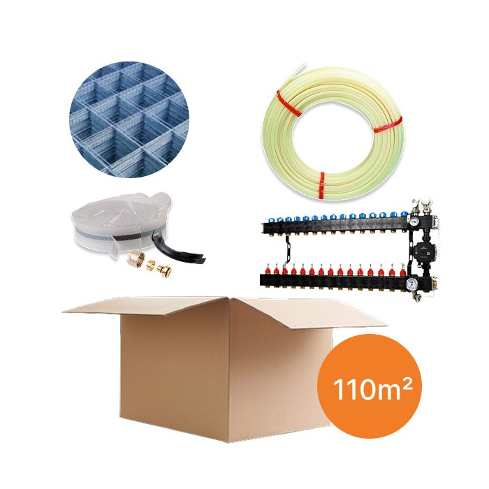 Inhoud vloerverwarmingspakket