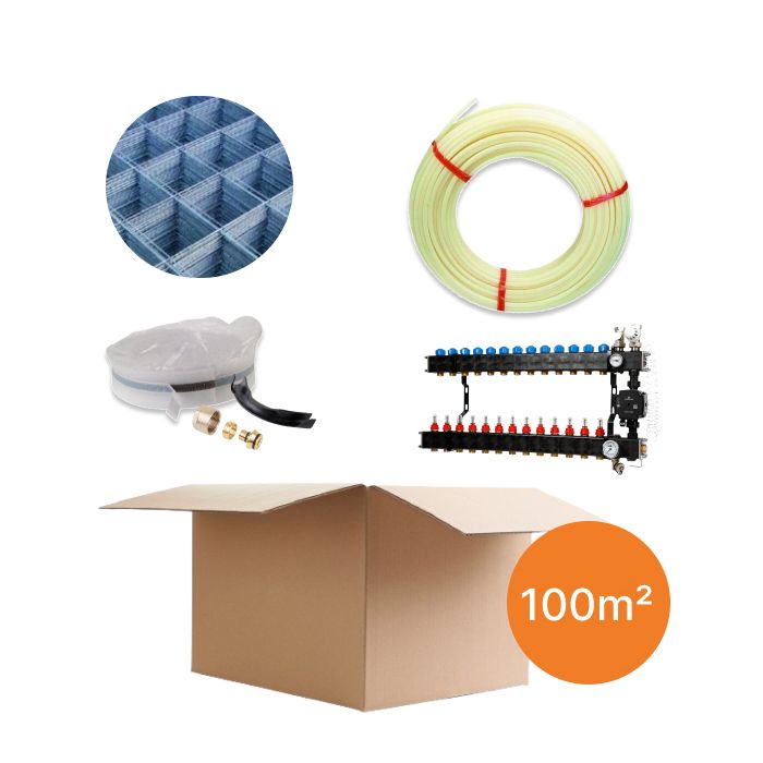 Inhoud vloerverwarmingspakket