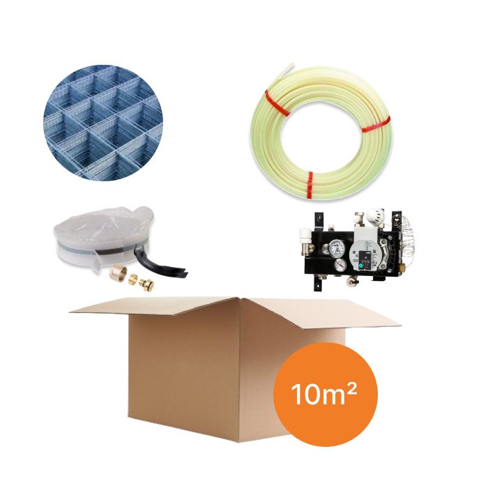 Inhoud vloerverwarmingspakket