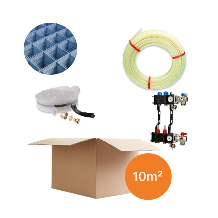 Inhoud vloerverwarmingspakket