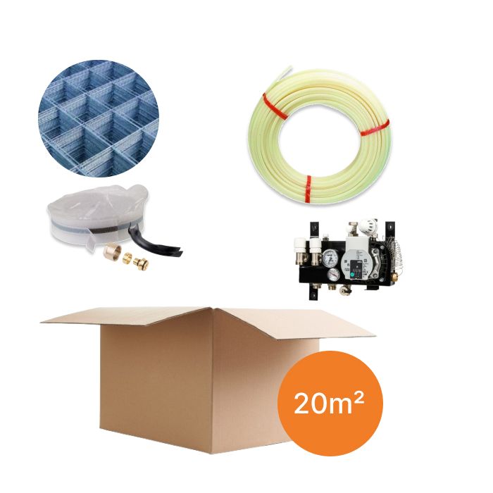 Inhoud vloerverwarmingspakket