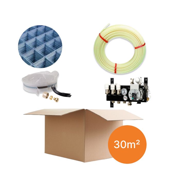 Inhoud vloerverwarmingspakket