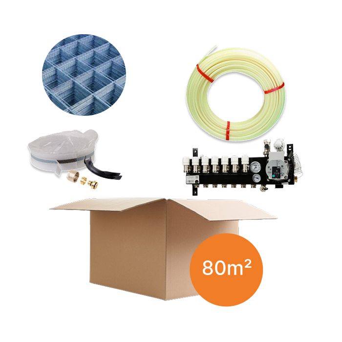 Inhoud vloerverwarmingspakket