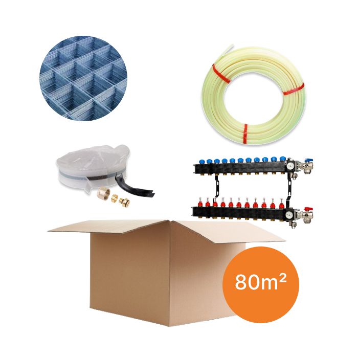 Inhoud vloerverwarmingspakket