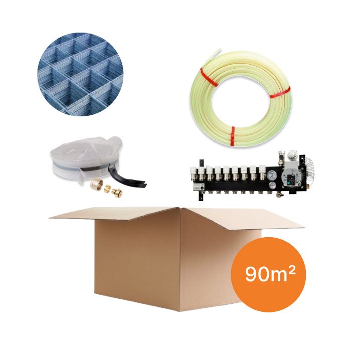 Inhoud vloerverwarmingspakket