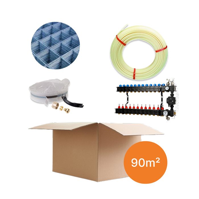 Inhoud vloerverwarmingspakket