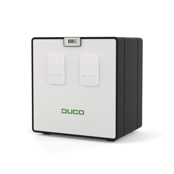 Vooraanzicht van de Duco DucoBox Energy Comfort WTW D400 - Randaarde