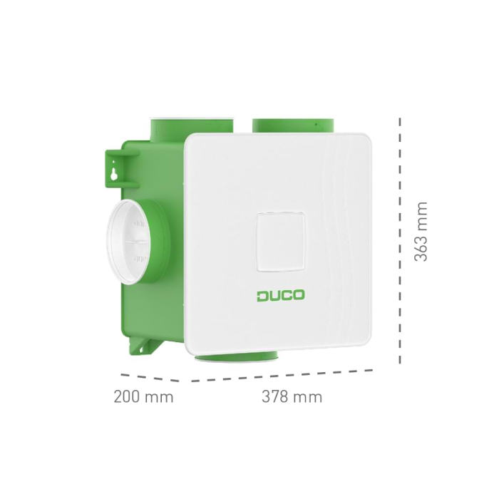 Duco DucoBox Reno all-in-one ventilatiebox - RF bedieningschakelaar - Eurostekker