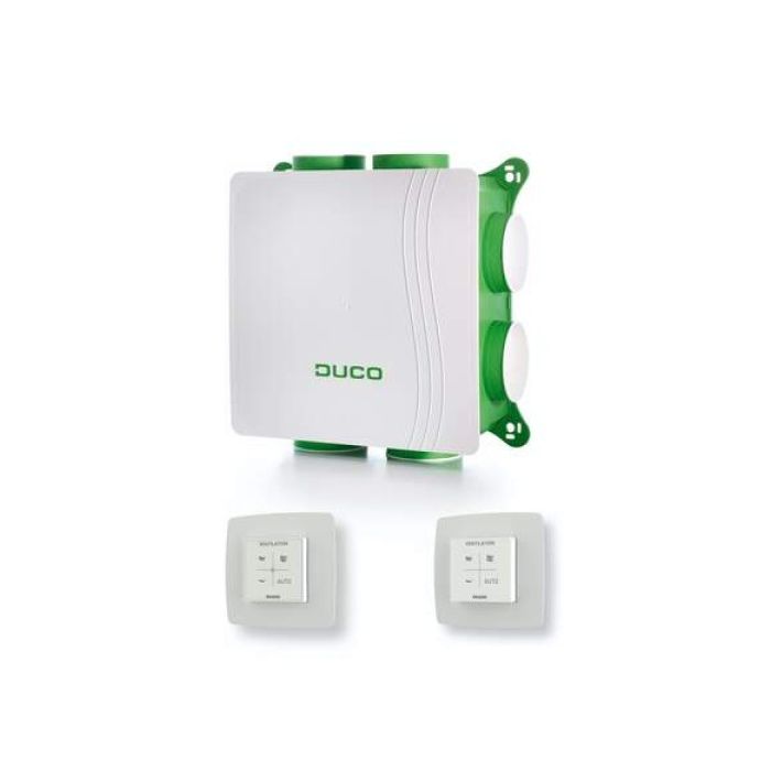 Duco DucoBox Silent all-in-one ventilatiebox - CO2-sensor en RF zender - Eurostekker