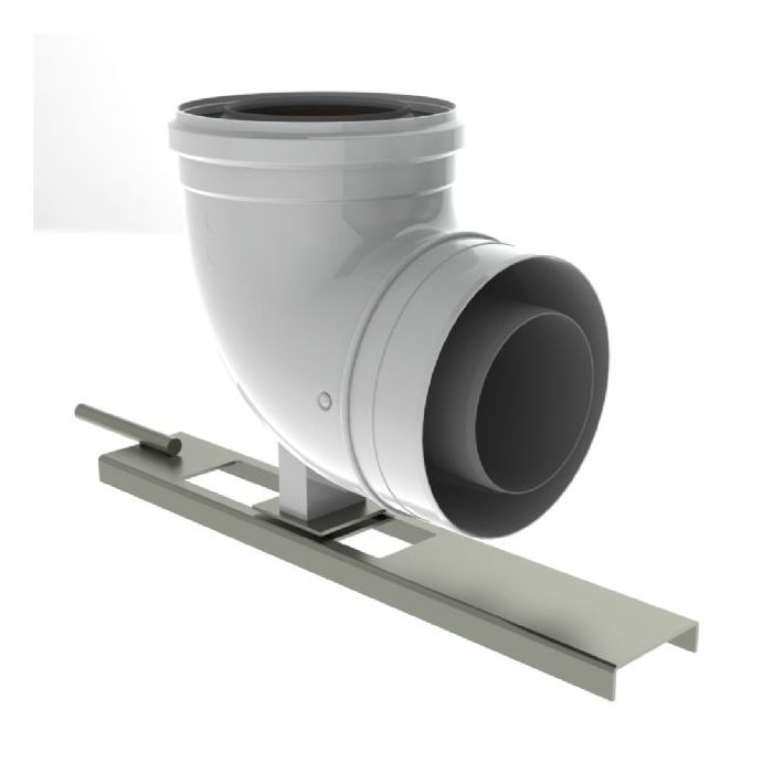 Burgerhout Twinflex Onderst.bocht 60/100 + Strip