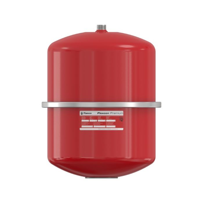 Flamco Flexcon Premium expansievat 25 liter 1.0 bar - rood