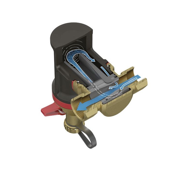 Flamco Clean Smart vuilafscheider - 22 mm 2x knel