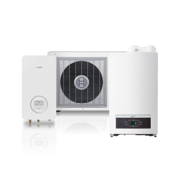 Nefit Bosch Compress 3400i 6kW warmtepomp met Nefit ProLine NxT HRC30 CW5