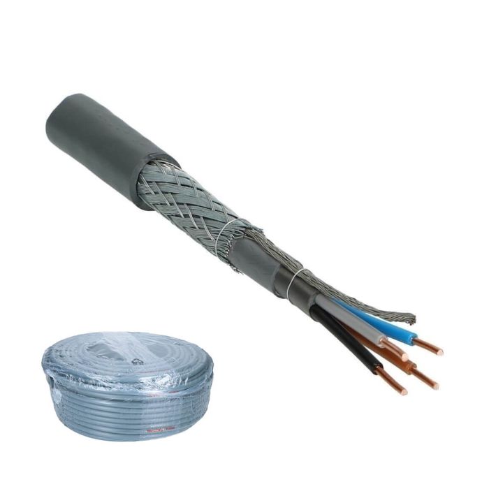 Waskonig + Walter grondkabel VO-YMvKas 4x2.5mm² Dca-s2,d2,a3 - 100 meter