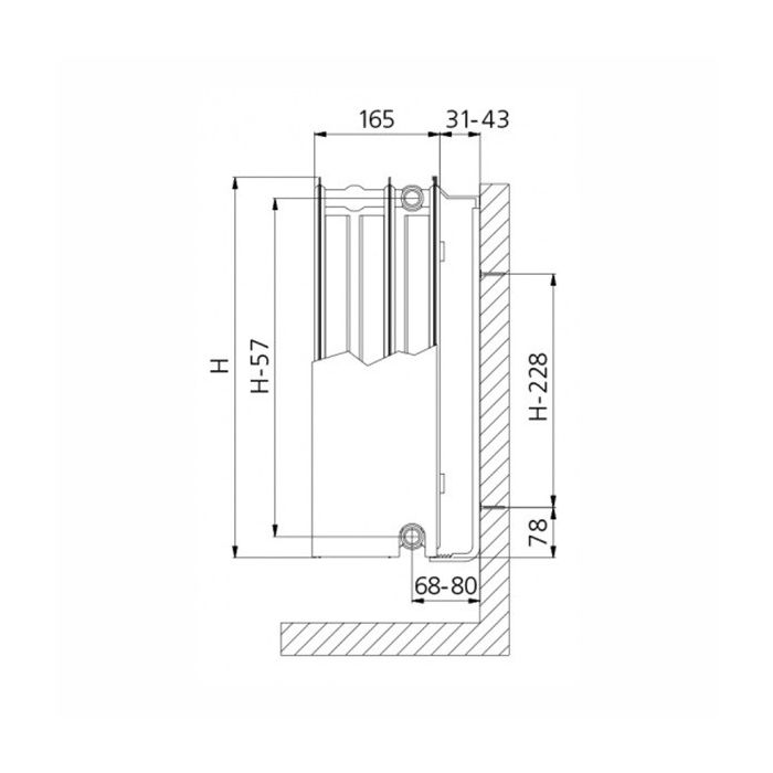 Brugman Compact 4 - H500 L2400 T22