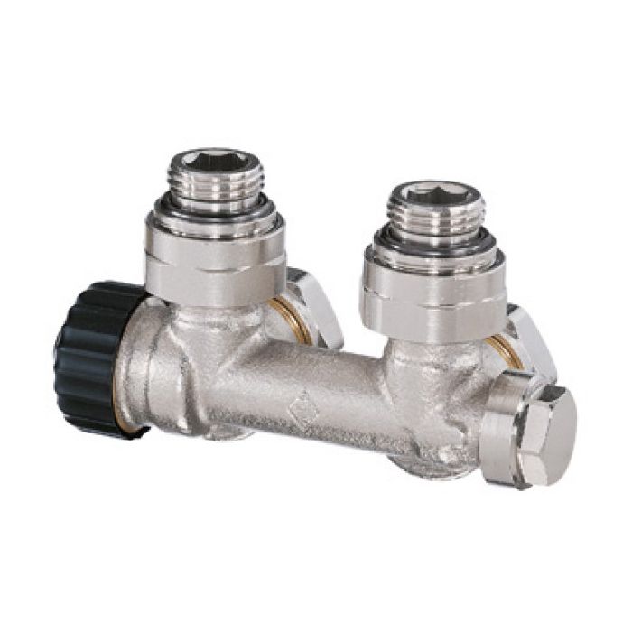 Heimeier Multilux onderblok haaks - 1/2'' x 3/4''