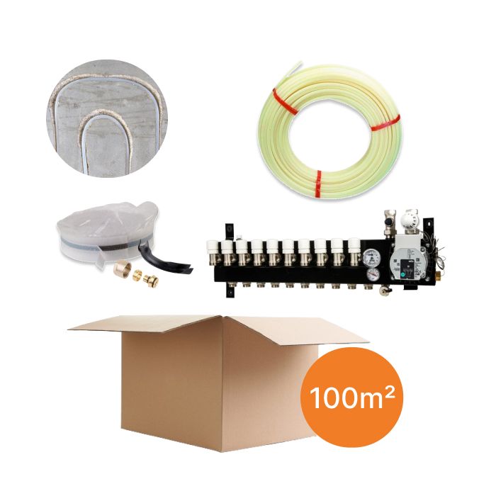 Inhoud vloerverwarmingspakket