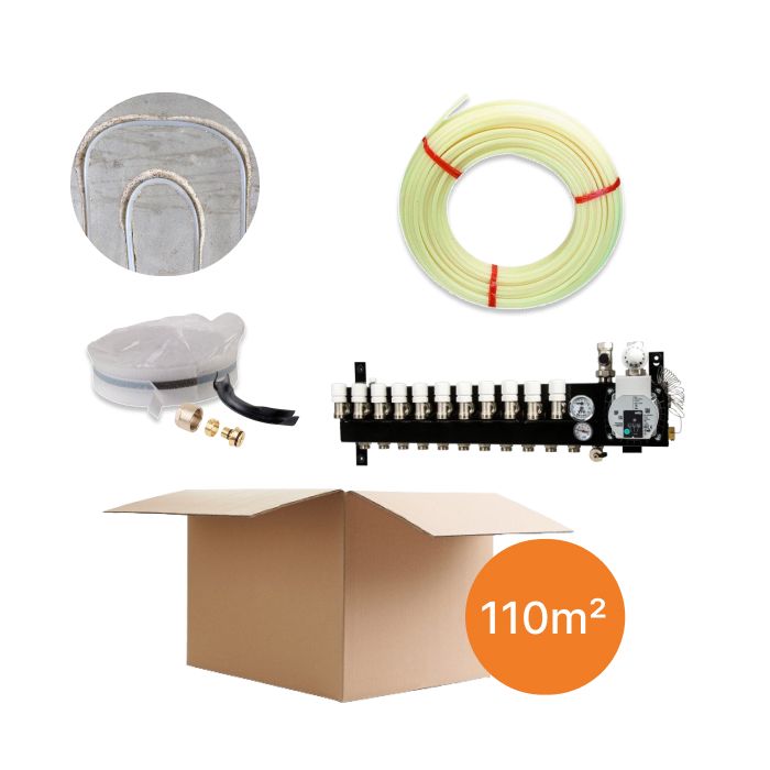 Inhoud vloerverwarmingspakket